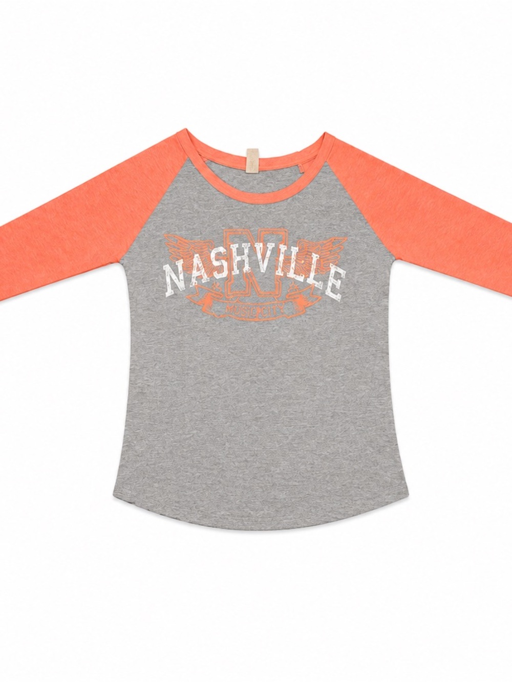 Salt Creek Nashville Tennessee Graphic Raglan Tee Size Small